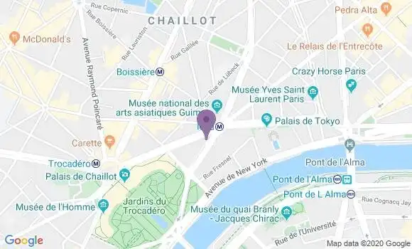 Localisation Paris Palais D