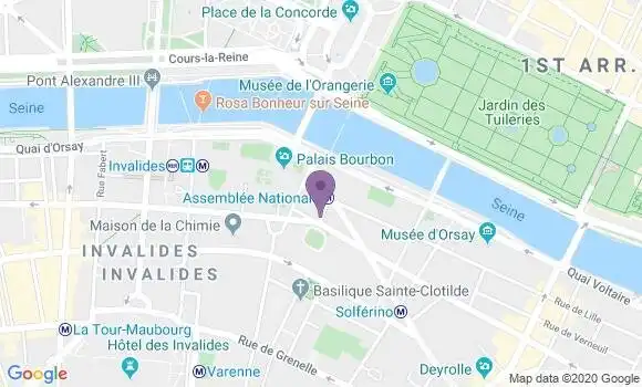 Localisation Paris Orsay - 75007