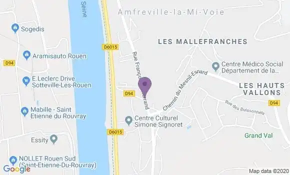 Localisation Amfreville la Mi Voie Bp - 76920