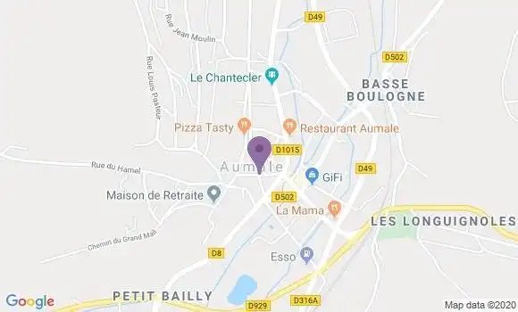 Localisation Aumale Bp - 76390