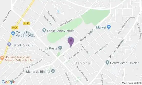 Localisation Bihorel Bp - 76420