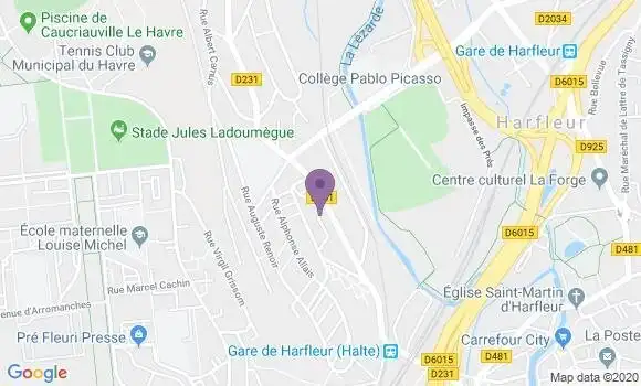 Localisation Harfleur Beaulieu Ap - 76700