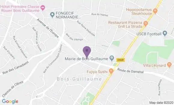 Localisation Boisguillaume - 76230
