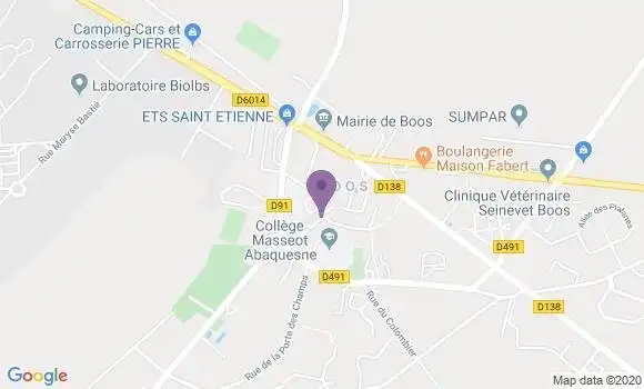 Localisation Boos Bp - 76520