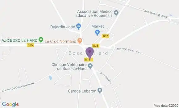 Localisation Bosc le Hard Bp - 76850