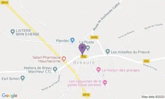 Localisation Breaute Bp - 76110