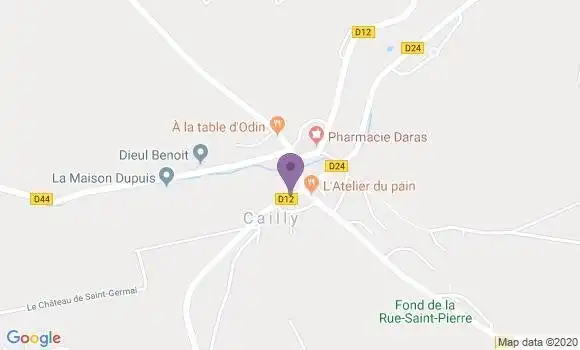 Localisation Cailly Bp - 76690