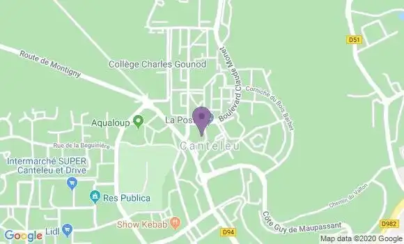 Localisation Canteleu - 76380