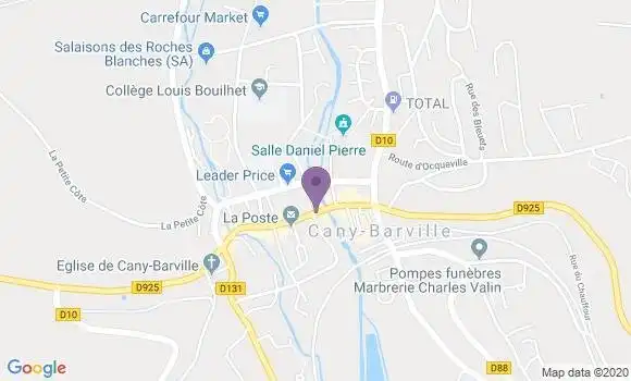 Localisation Cany Barville - 76450