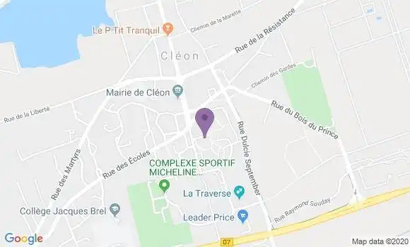 Localisation Cleon - 76410
