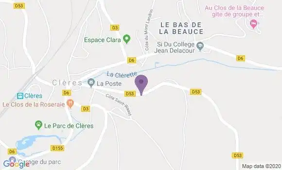Localisation Cleres Bp - 76690