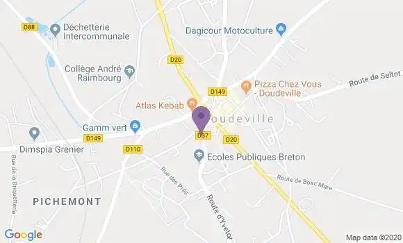 Localisation Doudeville Bp - 76560