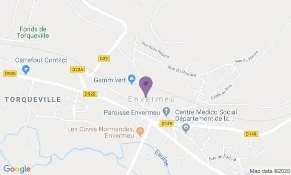 Localisation Envermeu Bp - 76630
