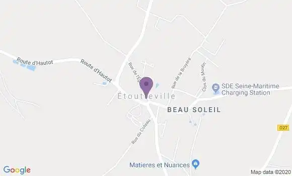 Localisation Etoutteville Ap - 76190