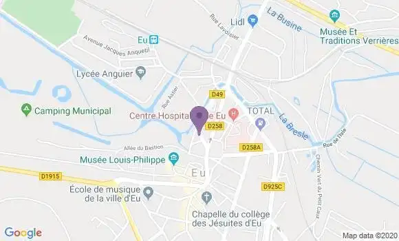 Localisation Eu - 76260