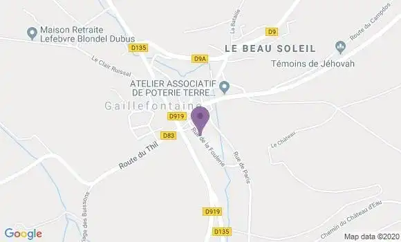 Localisation Gaillefontaine Bp - 76870