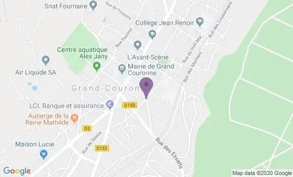 Localisation Grand Couronne - 76530