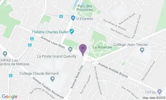 Localisation Le Grand Quevilly Principal - 76120