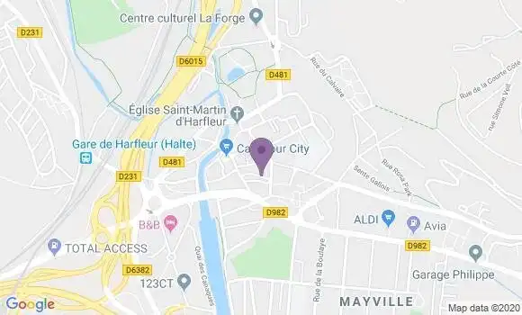 Localisation Harfleur - 76700