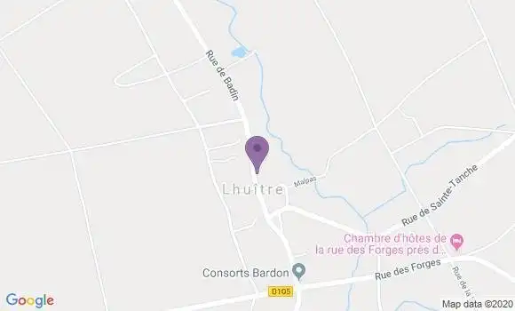 Localisation Lhuitre Ap - 10700