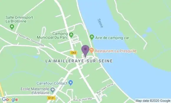 Localisation La Mailleraye sur Seine Bp - 76940