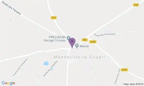 Localisation Manneville la Goupil Ap - 76110