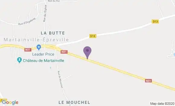Localisation Martainville Epreville Bp - 76116