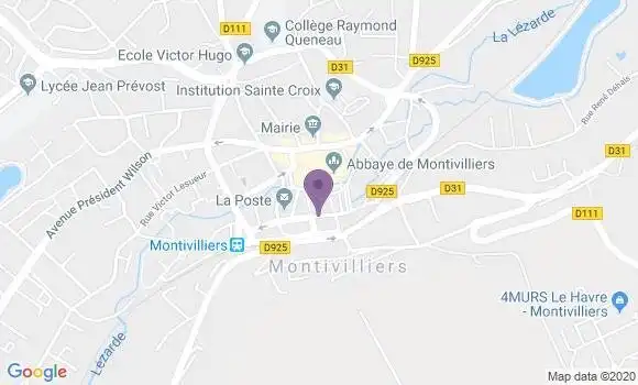 Localisation Montivilliers - 76290