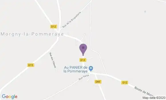 Localisation Morgny la Pommeraye Ap - 76750