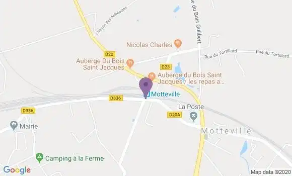 Localisation Motteville Bp - 76970