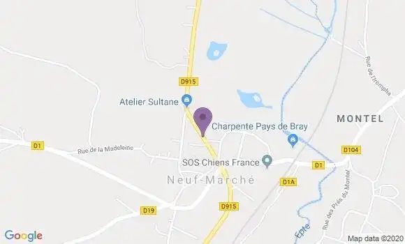Localisation Neuf Marche Ap - 76220