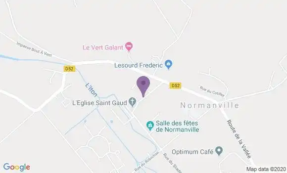 Localisation Normanville Ap - 76640