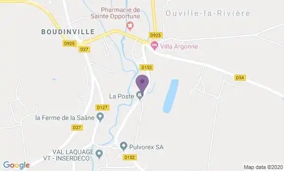 Localisation Ouville la Riviere Bp - 76860