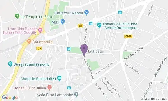 Localisation Le Petit Quevilly Bp - 76140