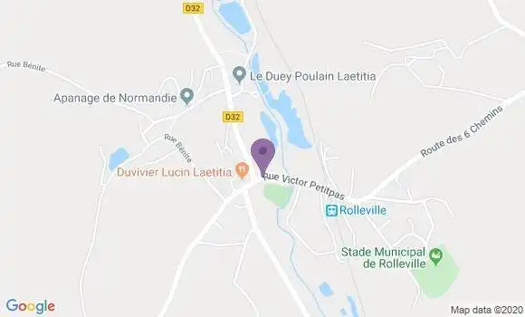Localisation Rolleville Bp - 76133
