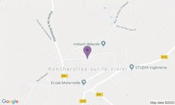 Localisation Roncherolles sur le Vivier Ap - 76160