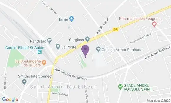 Localisation Saint Aubin les Elbeuf Bp - 76410