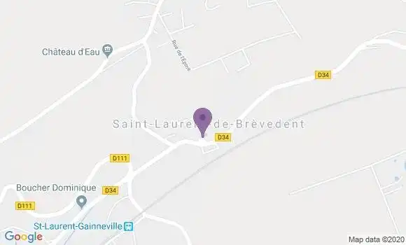 Localisation Saint Laurent de Brevedent Ap - 76700