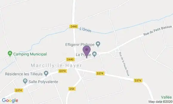 Localisation Marcilly le Hayer Bp - 10290