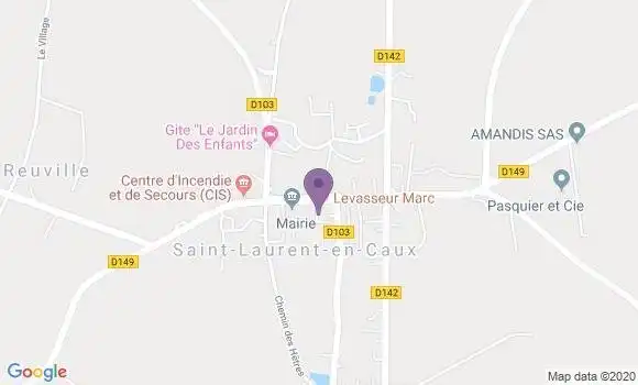 Localisation Saint Laurent En Caux Bp - 76560