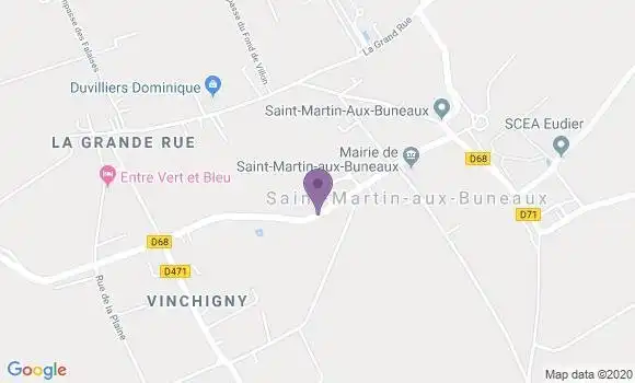 Localisation Saint Martin Aux Buneaux Ap - 76450