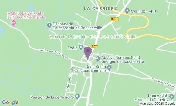 Localisation Saint Martin de Boscherville Bp - 76840