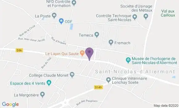 Localisation Saint Nicolas d