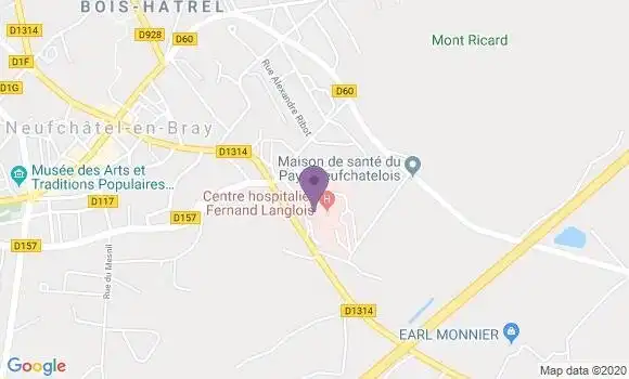 Localisation Saint Saire Ap - 76270