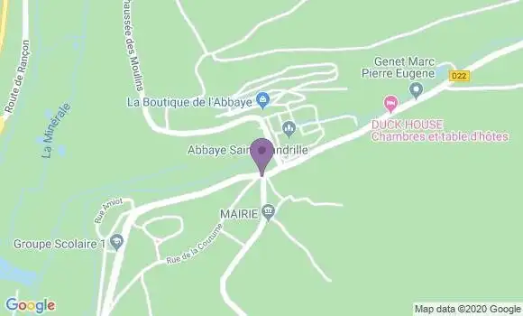 Localisation St Wandrille Rancon Bp - 76490