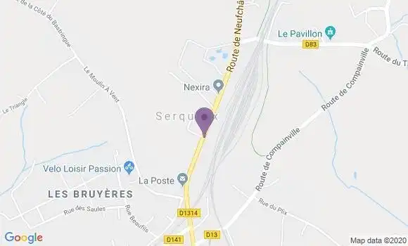 Localisation Serqueux Bp - 76440