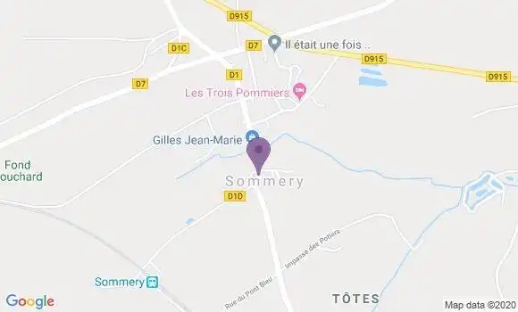 Localisation Sommery Ap - 76440