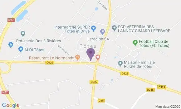 Localisation Totes - 76890