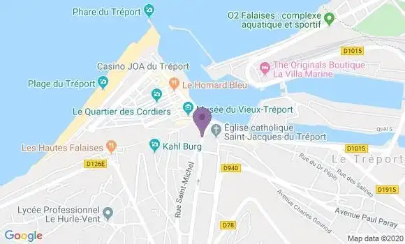 Localisation Le Treport - 76470