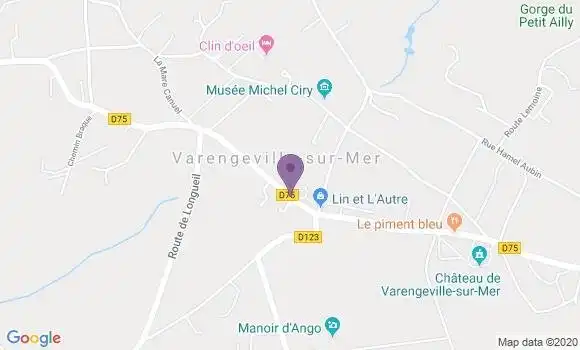 Localisation Varengeville sur Mer Bp - 76119